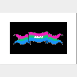 polysexual pride banner Posters and Art